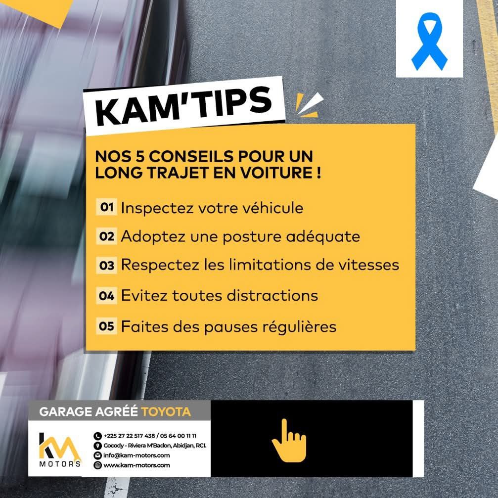 Nos 5 conseils pour un long trajet en voiture